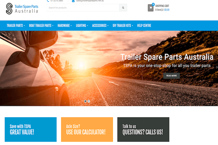 Trailer spare parts - Odoo ERP & CRM Software