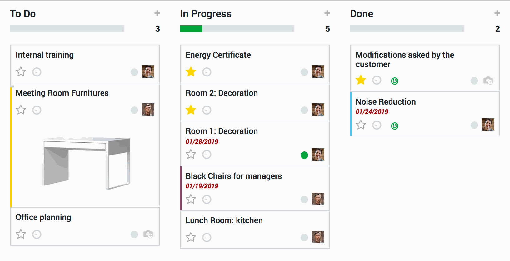 Odoo Project Management Application